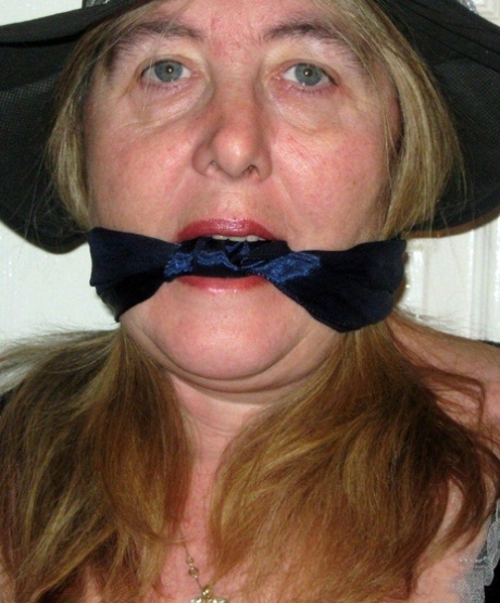 Compilation of mature ladies being restrained with rope at Halloween