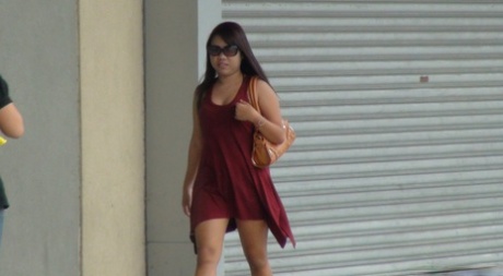 Chubby Filipina Arlene Langit gives a sloppy BJ & takes a doggystyle pounding